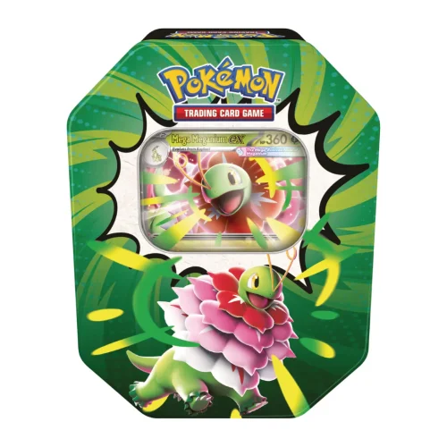 POKEMON ASCENDED HEROES TIN MEGA MEGANIUM EX