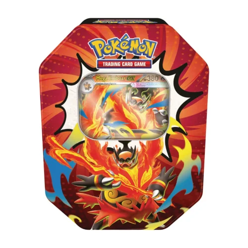 POKEMON ASCENDED HEROES TIN MEGA EMBOAR EX