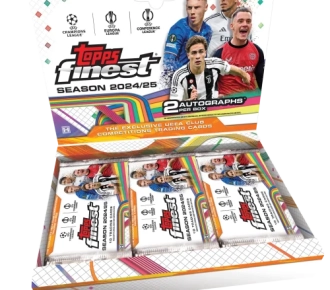 2024/25 TOPPS FINEST UEFA CLUB COMPETITIONS HOBBY BOX